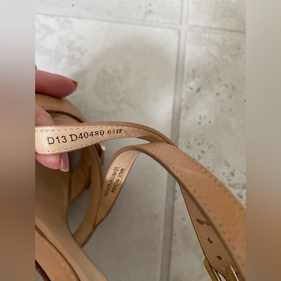 Cole Haan/ Nike Tan Strappy Heels - Picture 6 of 8